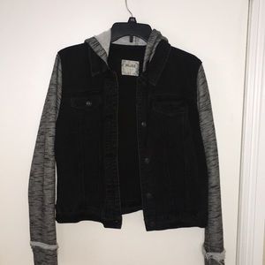 Black denim jacket!!